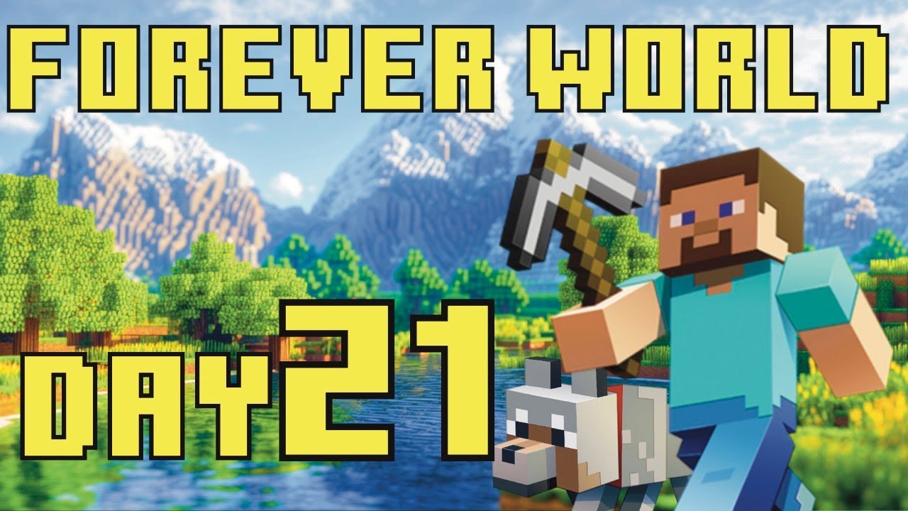 Туннель - Minecraft Forever World - День 21