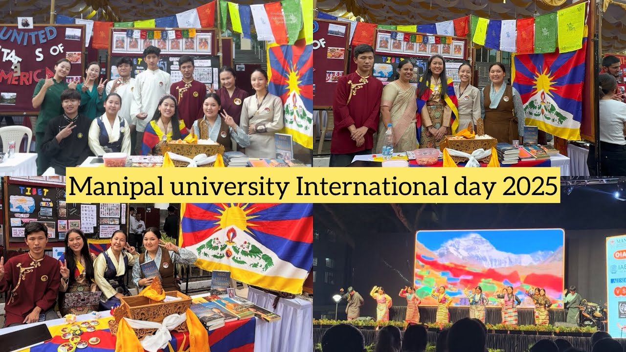 Manipal University International day 2025||Representing our country TIBET||#tibetanvlogger#gorshey 