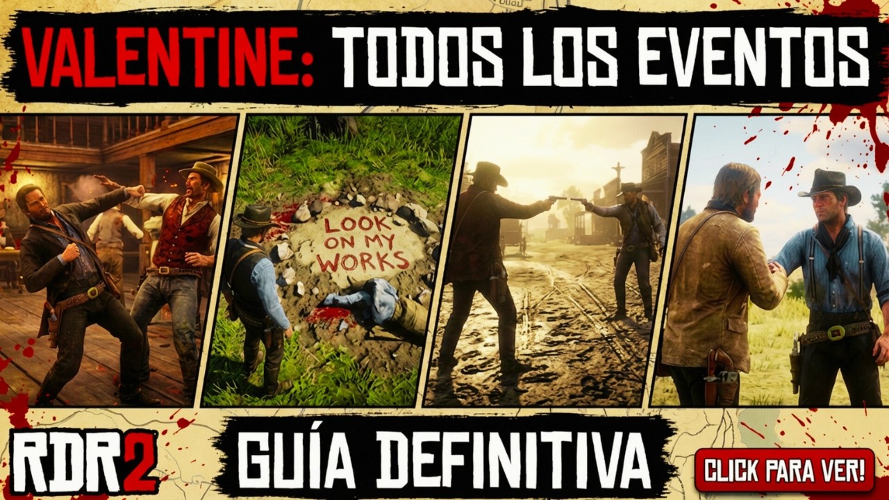 EVENTOS OCULTOS de VALENTINE que NI LOS VETERANOS CONOCEN  Red Dead Redemption 2