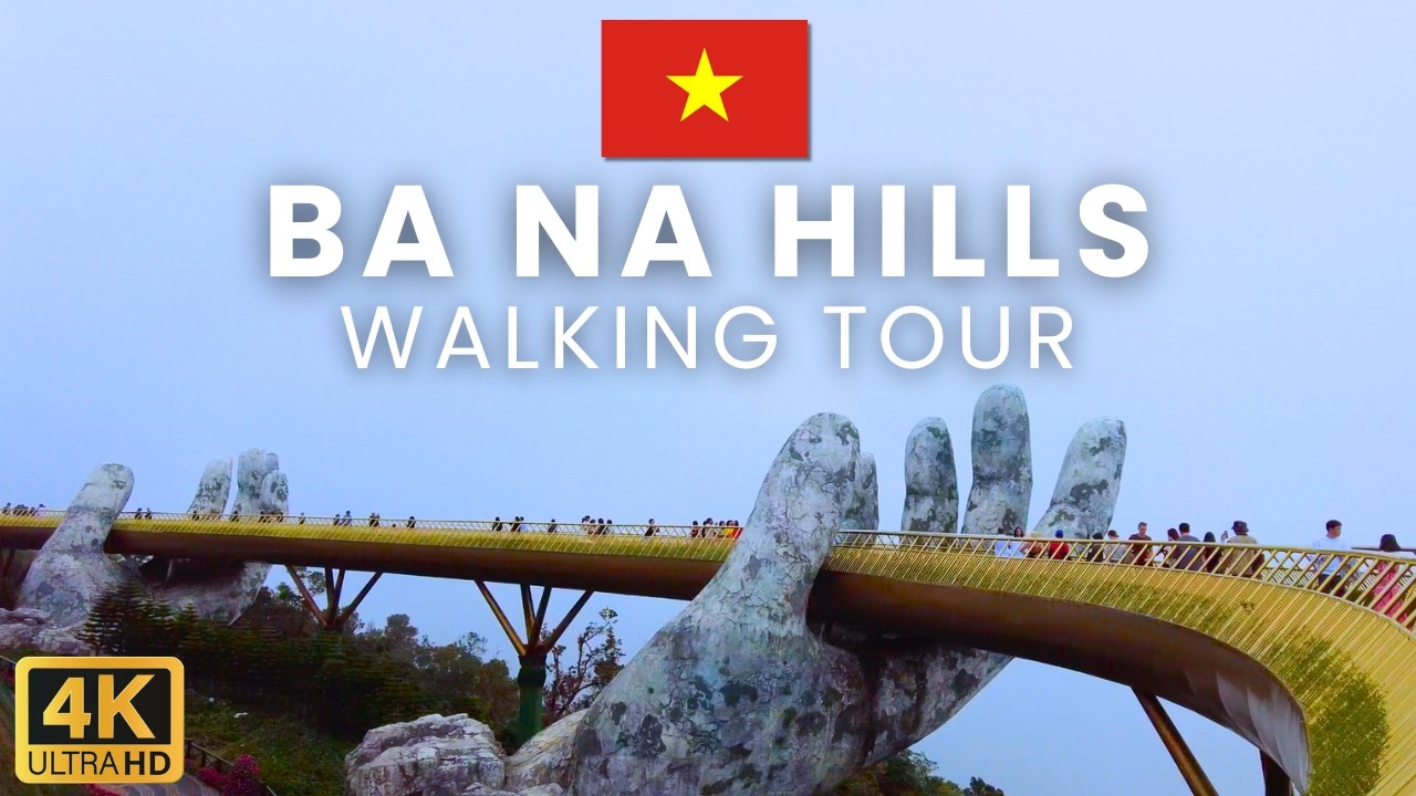 Ba Na Hills Walking Tour 4K | Sun World Vietnam 🇻🇳