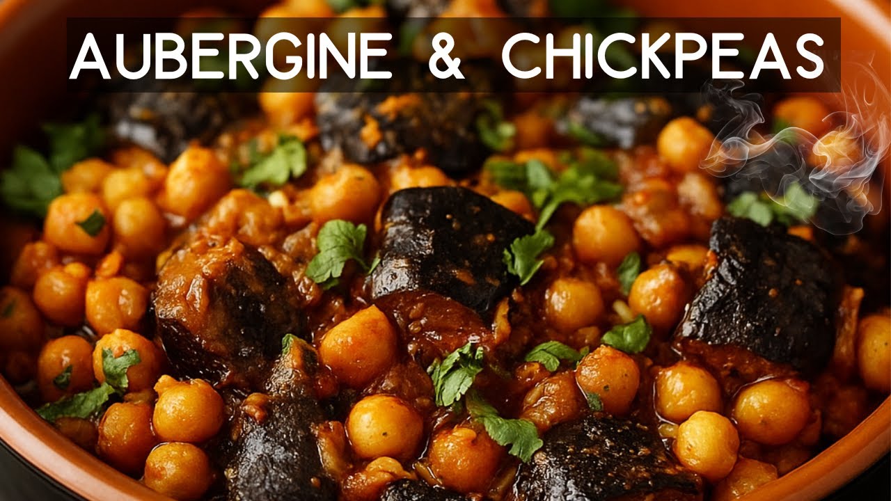 If you are looking for an unique Aubergine recipe, then pair it with Chickpeas - So delicious!!!