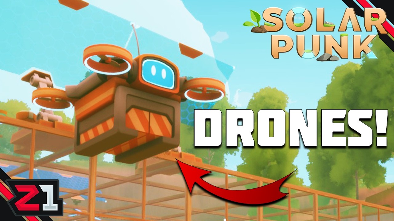 Cobalt And DRONES ! Solarpunk [E6]