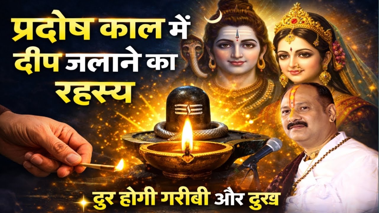 🔱 प्रदोष काल में दीप जलाने का रहस्य | दूर होगी गरीबी और दुख 🪔#viral #youtuber #viralvideo #subscribe