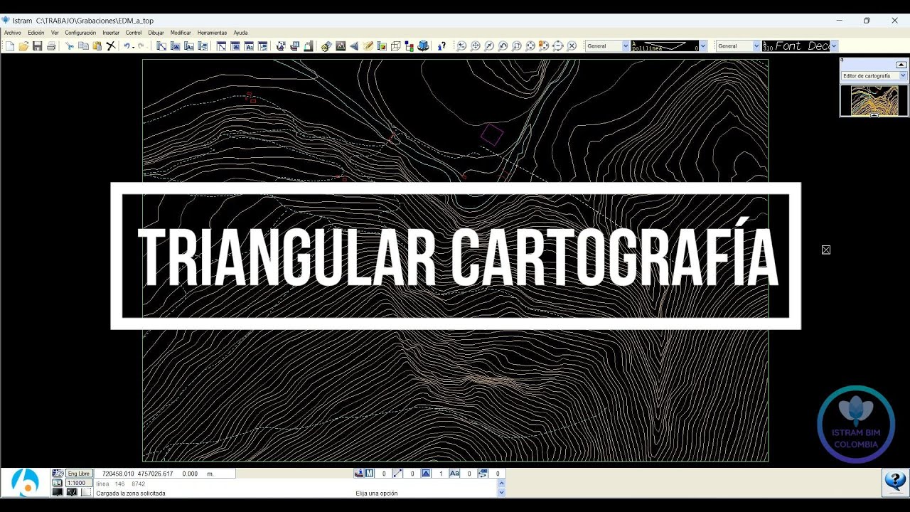 Triangular cartografía en ISTRAM