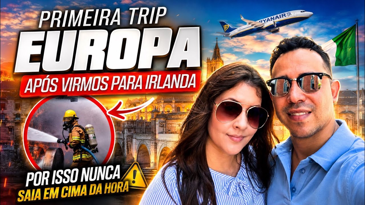 Nossa primeira viagem em 1 ano de Irlanda! Nunca faça isso ao viajar para EUROPA! 🇮🇪 #travel