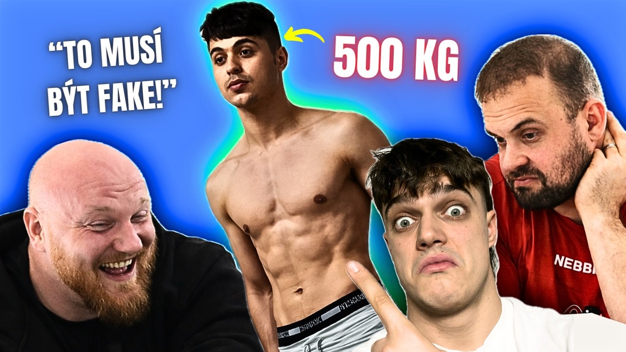 TENHLE JAKO ZVEDÁ 500 KG? (Hissy REAKCE) w/@tadyjanko a @honzajiruse