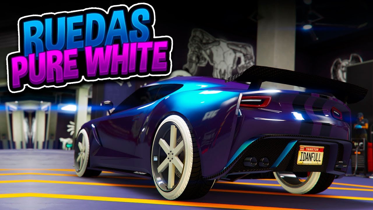 COMO MODEAR COCHES CON LLANTAS PURE WHITE/ COMO CONSEGUIR RINES BLANCO PURO/ PS4-PS5-XBOX/ GTA 5