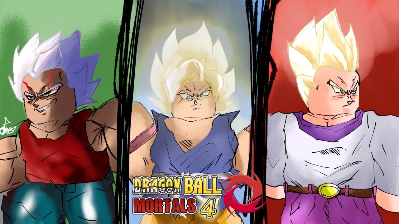 Goku (GT) Super Saiyan (Normal & Adult) Early Showcase - Dragon Ball Mortals 4 ALPHA - Roblox