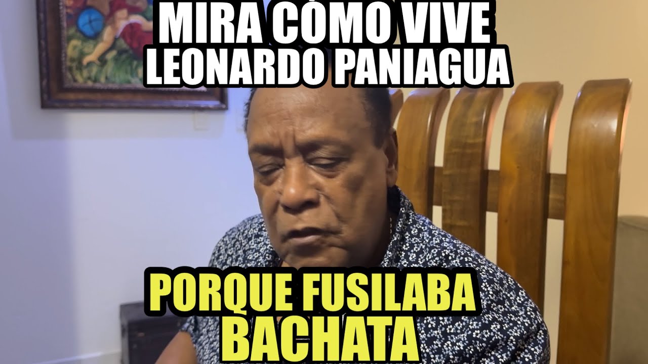 COMO VIVE PANIAGUA, LA GENTE LE TENÍA ODIO A LA BACHATA