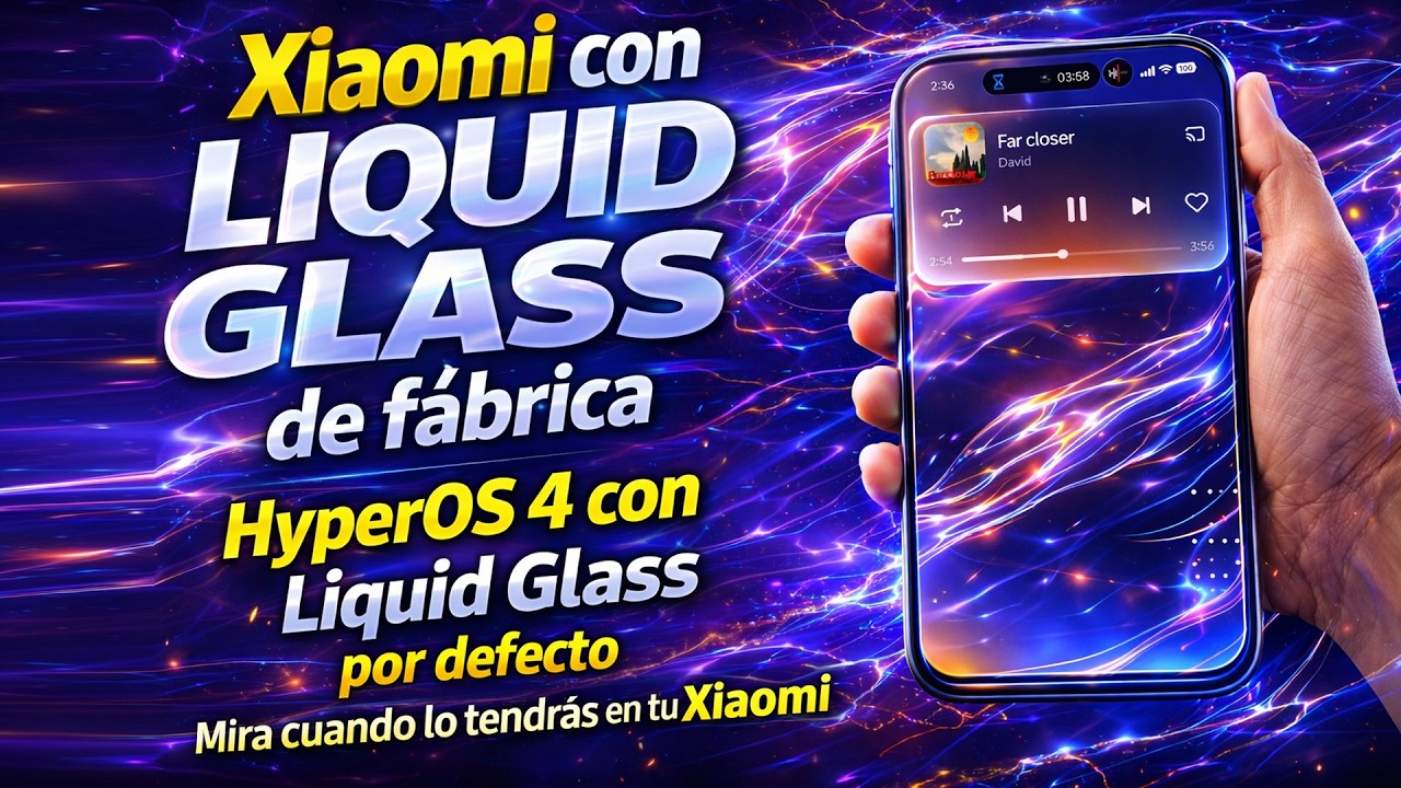 Xiaomi with Liquid Glass by Default in HyperOS 4