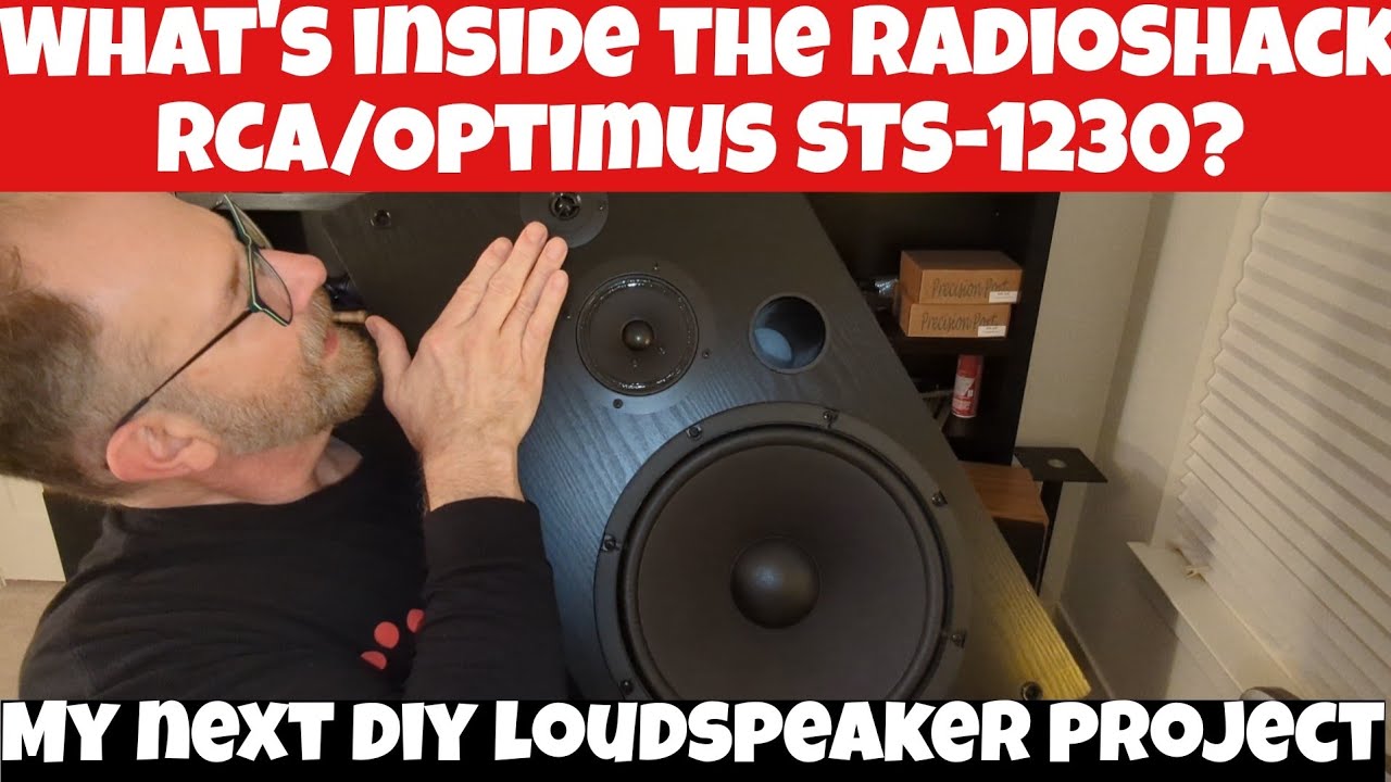 Find Out What's Inside The Radioshack RCA / Optimus STS-1230 Loudspeaker!