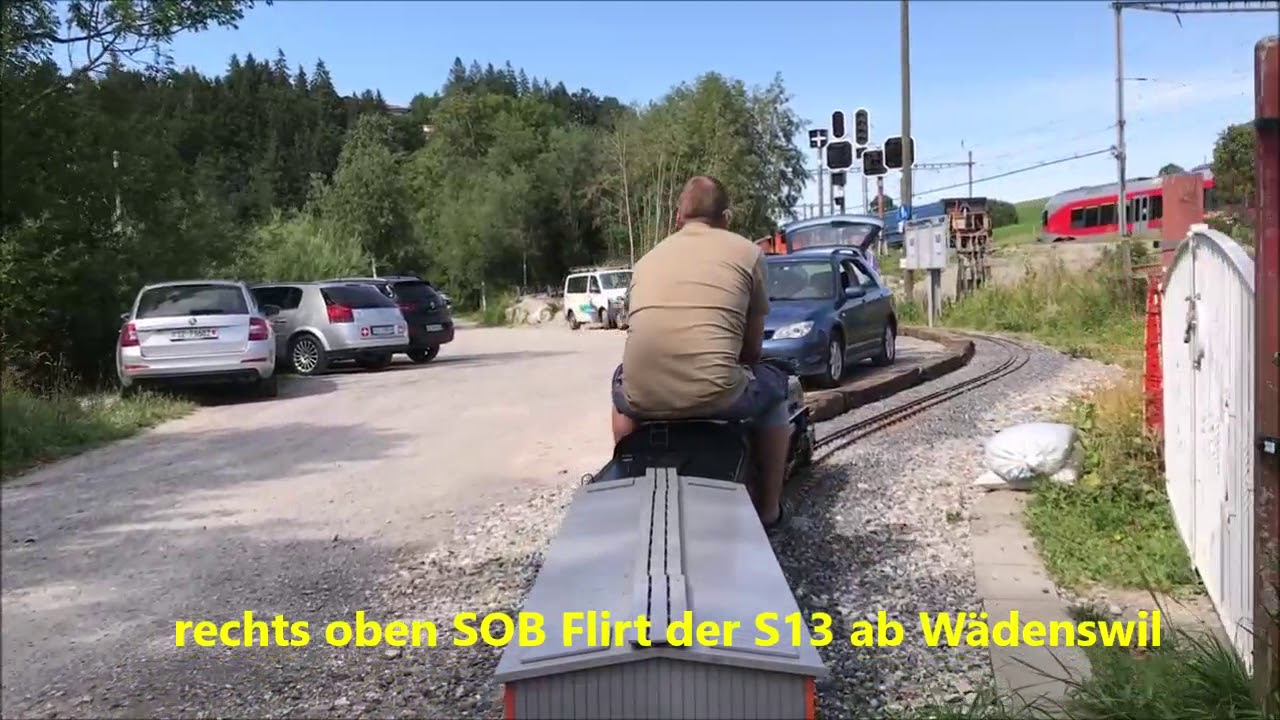 Rundfahrt Erweiterung Blatten des Modelleisenbahn-Club Einsiedeln