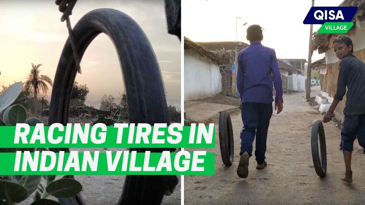 Village tire game champions teach how to race | Village Games Episode 1