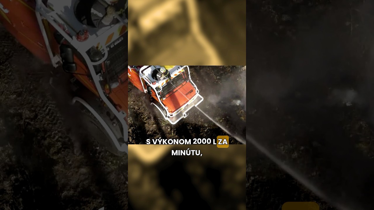 🚒 Unimog U 5023: hasiči s n&iacute;m privez&uacute; 3000 l vody aj v&yacute;bavu aj do ťažk&eacute;ho ter&eacute;nu. 💦