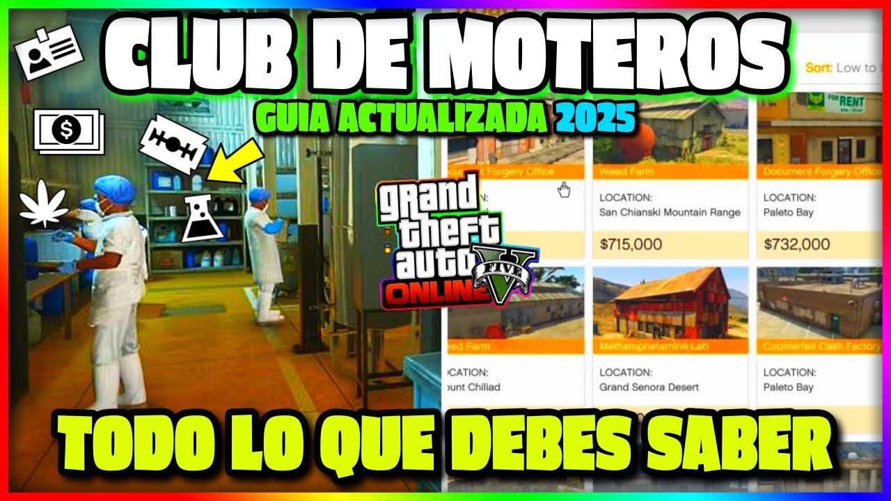 ¡ACTUALIZADO! GTA5 Online GANAR MILLONES con CLUB de MOTEROS! | GUIA COMPLETA 2025
