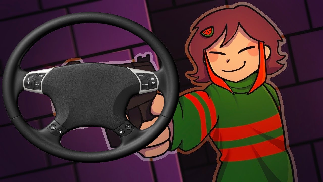 Beating Undertale with a Steering Wheel