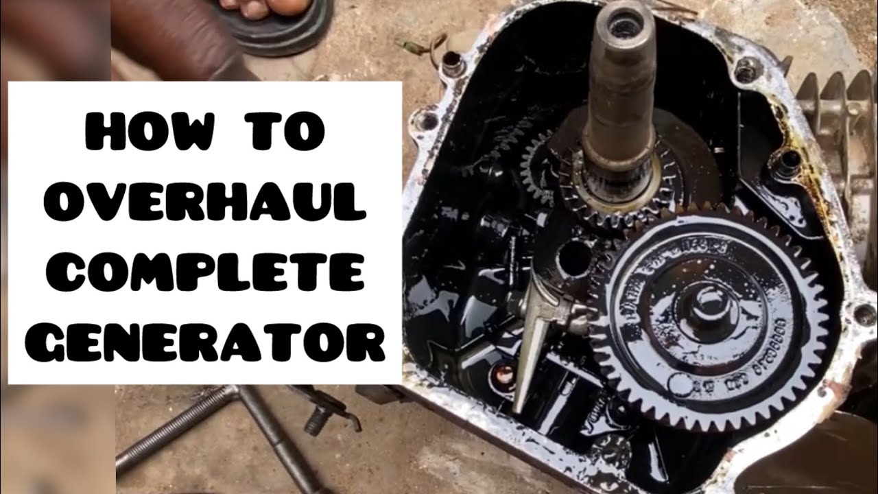 How to Overhaul Complete Generator | How to Rebuild Engine Step by Step | Disassemble/ assemble 2/3