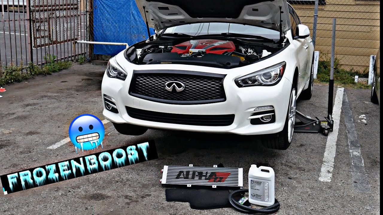 GETTING THE Q50 READY FOR SUMMER! [HEAT EXCHANGER INSTALL]