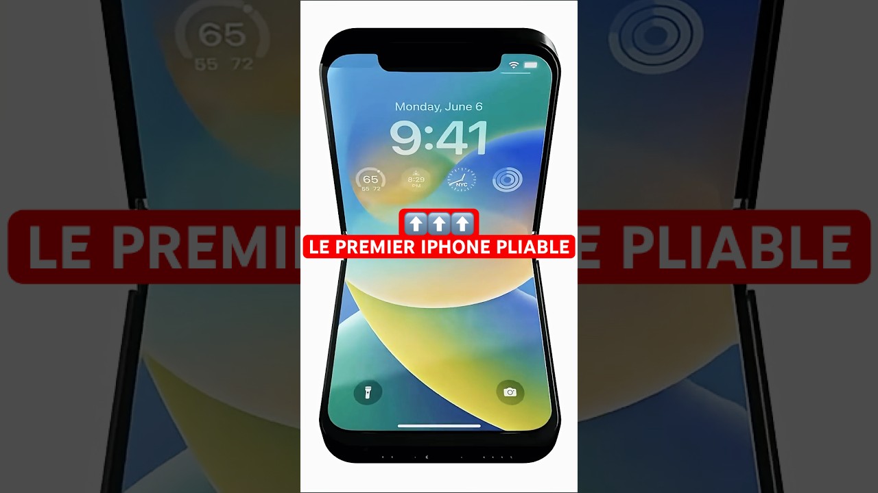 APPLE SORT SON IPHONE FLIP ? #iphone #pliable #tech #shorts