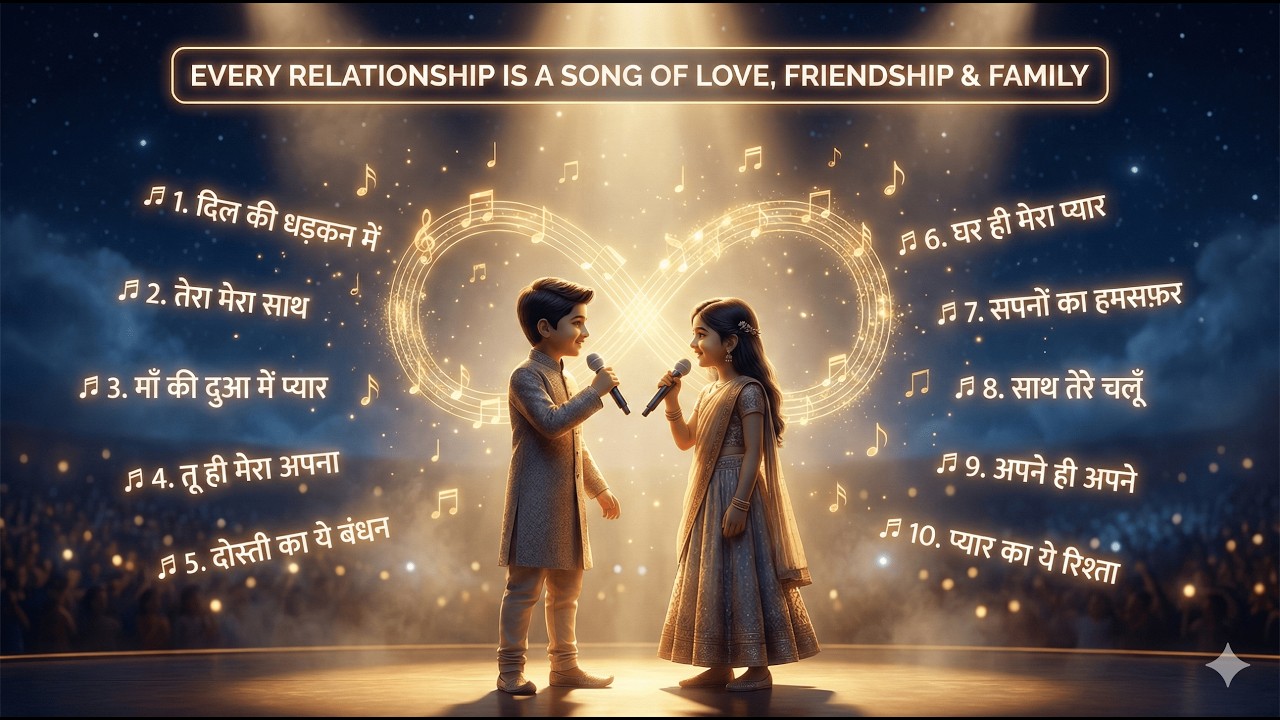 रिश्तों की मधुर धुन  10 Emotional Relationship Songs   Love, Family & Friendship #relationshipsongs