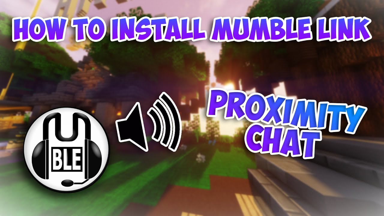 How to Download and Setup Mumble Link for Minecraft!! (Proximity Chat)