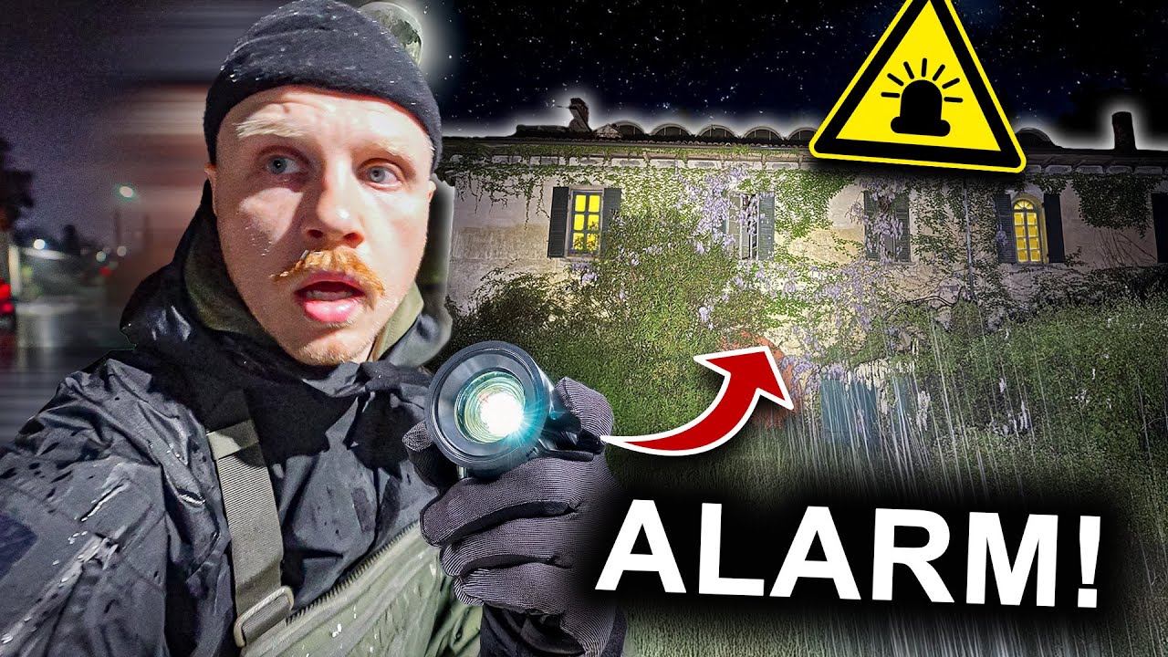 PLÖTZLICH ALARM! NACHTS IN VERLASSENEM MILLIONEN PALAST!