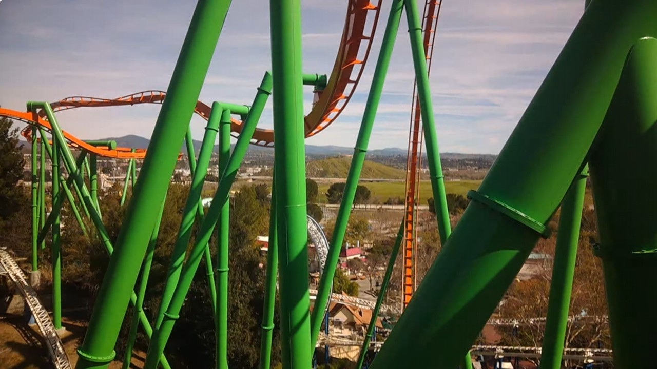 Tatsu - Six Flags Magic Mountain - Row 2 (4K HD POV) - February 2026