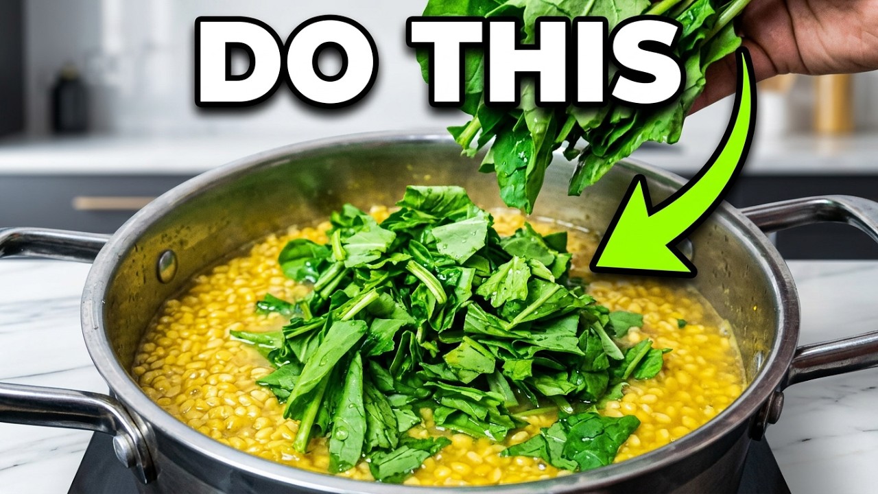 Moong dal and Paalak