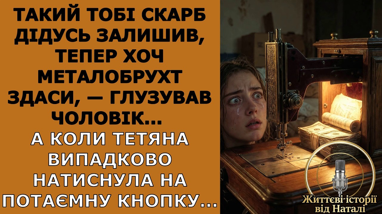 Такий тобі скарб дідусь залишив, тепер хоч металобрухт здаси, — глузував чоловік... А коли Тетяна...