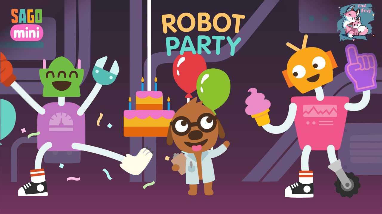 SAGO mini WORLD gamplay - ROBOT PARTY