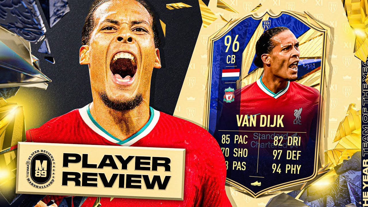 96 TOTY VAN DIJK PLAYER REVIEW! | TEAM OF THE YEAR VAN DIJK REVIEW | FIFA 21 Ultimate Team #ad