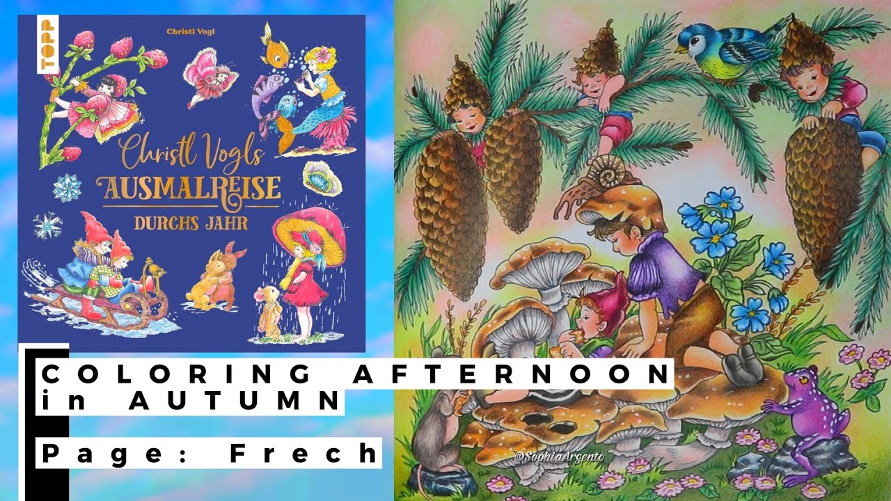 Long Coloring Afternoon in Autumn-Christl Vogl - Ausmalreise Durchs Jahr