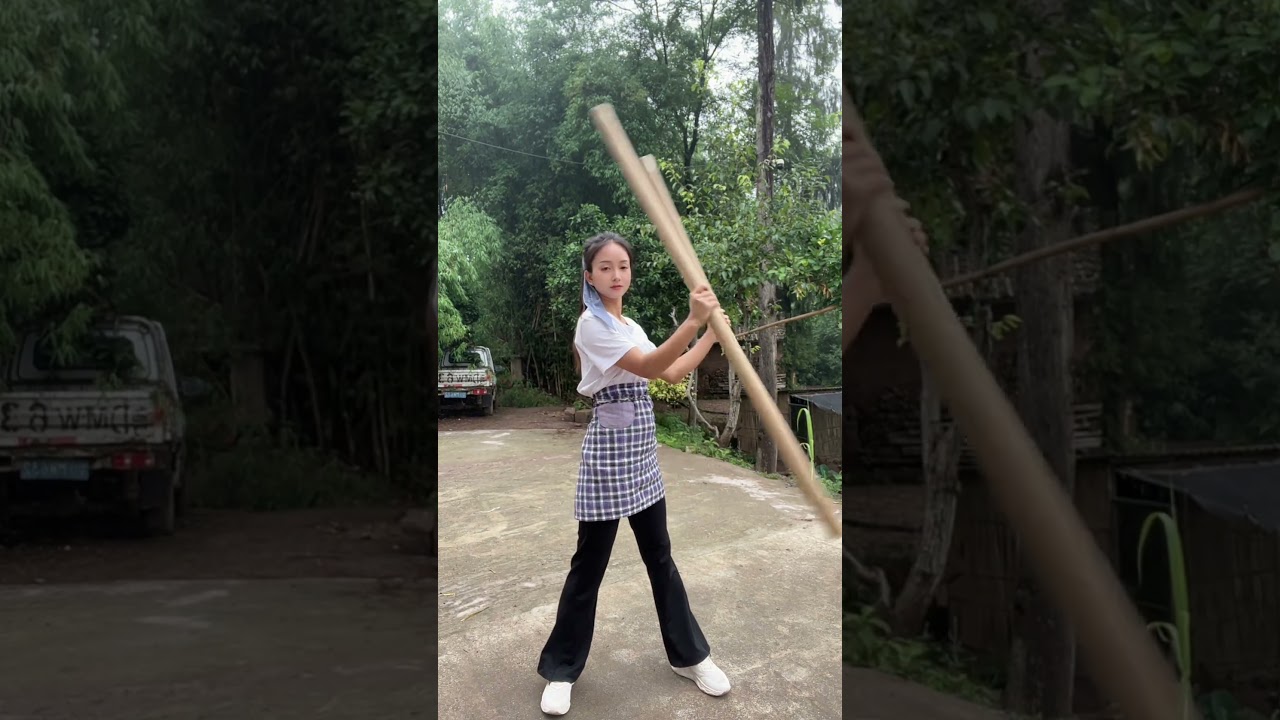 Kungfu china master 550/Hướng dẫn m&uacute;a gậy#霞光腊月#kungfu #wing chun