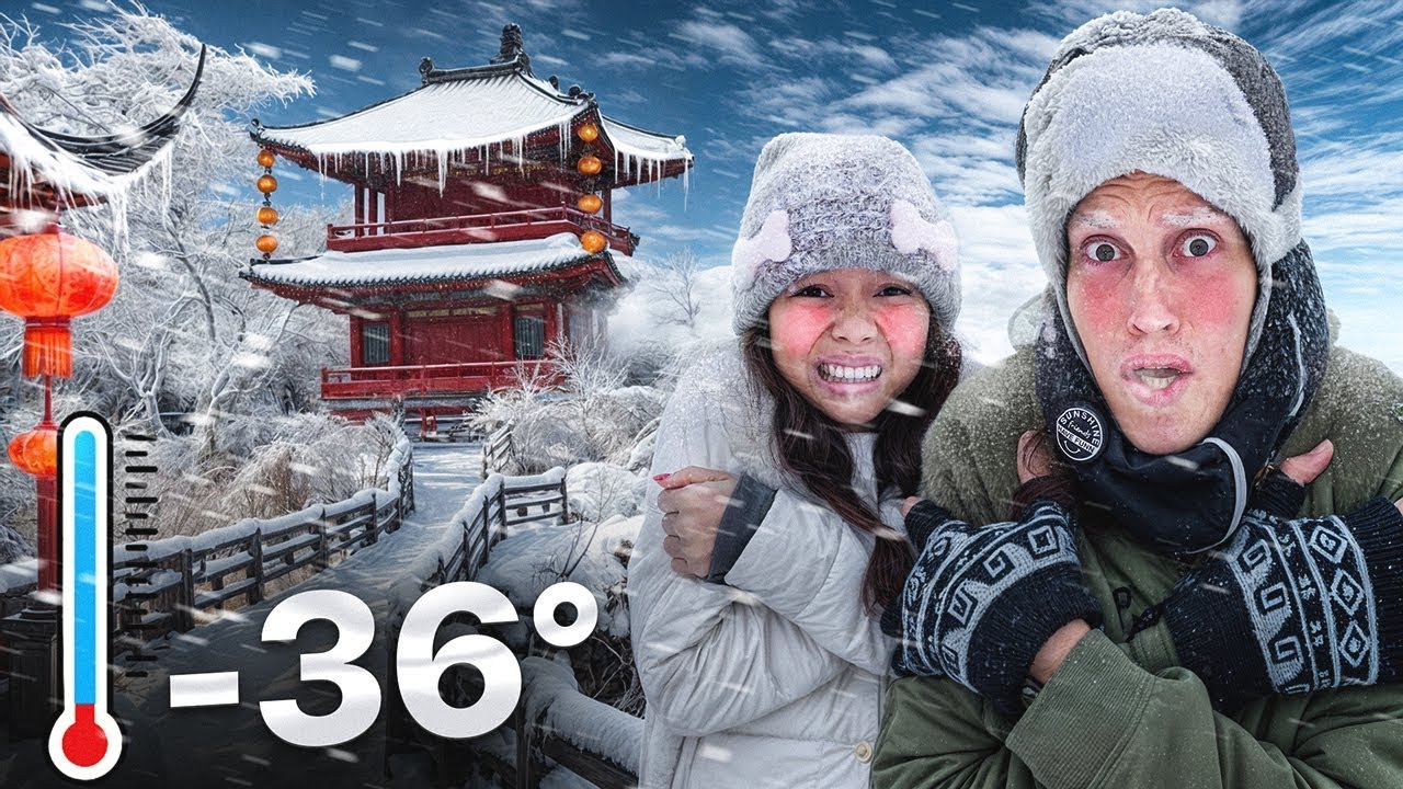 ¡SOBREVIVIR 3 DÍAS EN LA CIUDAD MÁS FRÍA DE CHINA! Nos congelamos de verdad