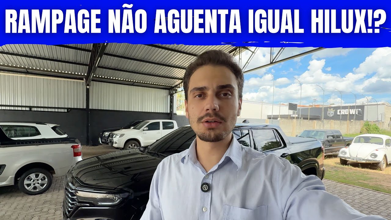 COMPARATIVO! RAM RAMPAGE LARAMIE 2.2 DIESEL 2026 VS TOYOTA HILUX SR 2.8 DIESEL 2026! QUAL COMPRAR?