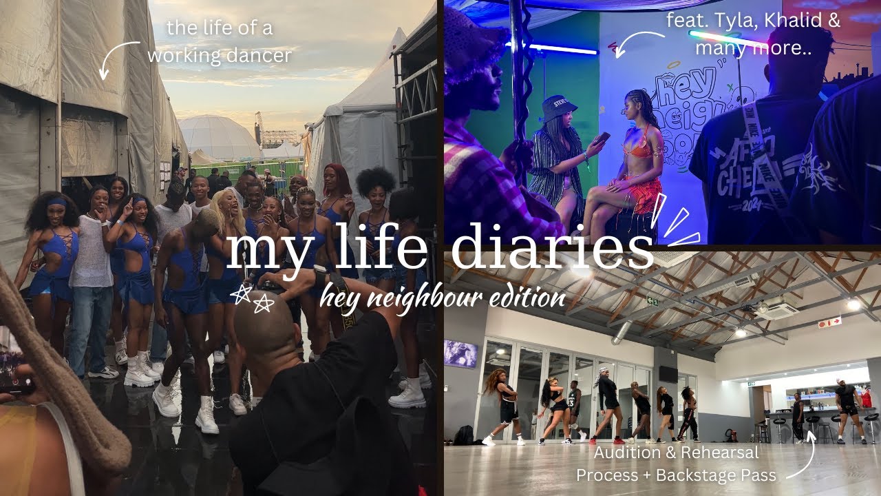 I DANCED W/ TYLA AT HEY NEIGHBOUR 🏠: auditions, rehearsals, almost car accident, etc.