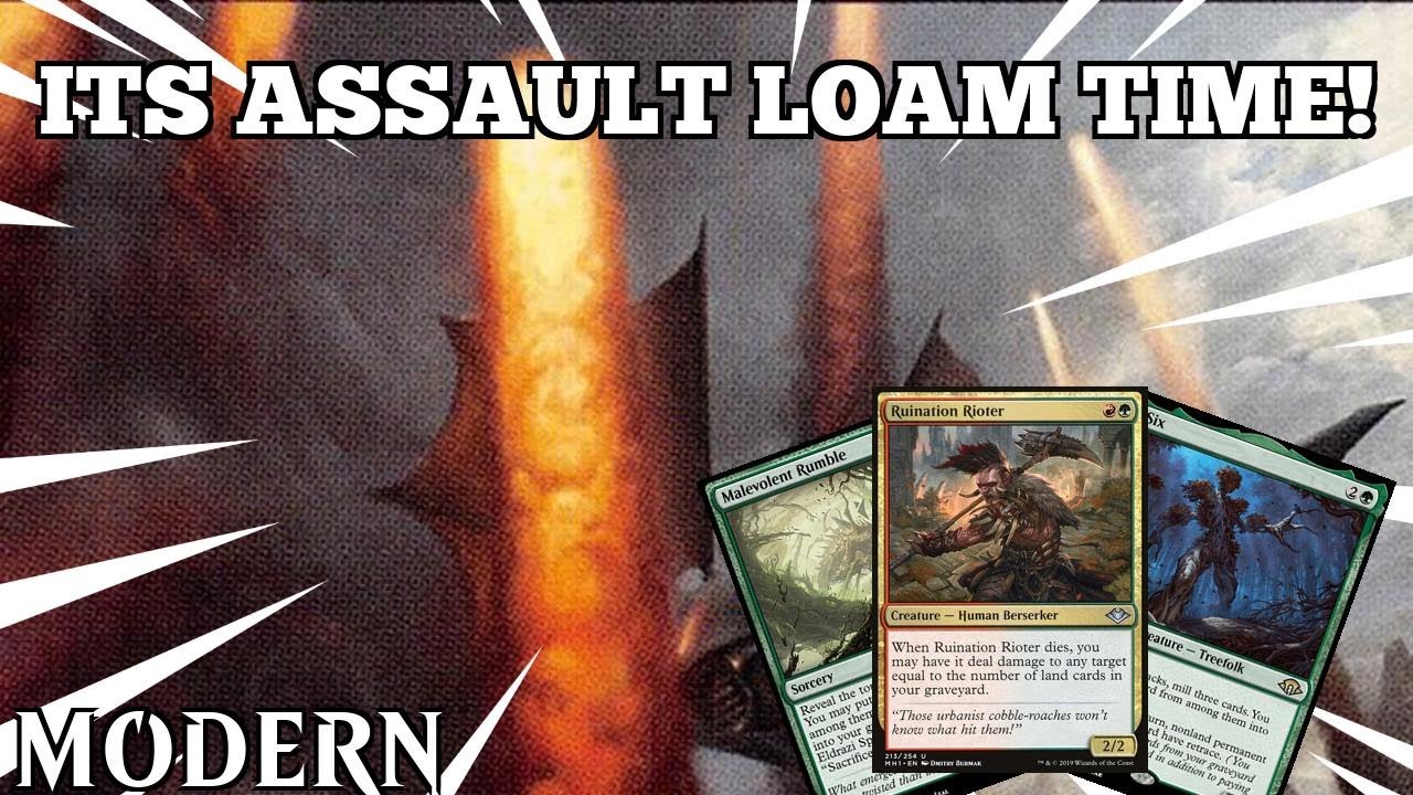 ITS ASSAULT LOAM TIME! | Gruul Seismic Ruination | Modern | MTGO