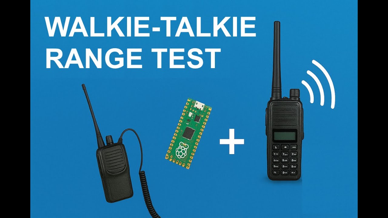 Walkie-Talkie Range Test with AI - Embedible + Raspberry Pi Pico