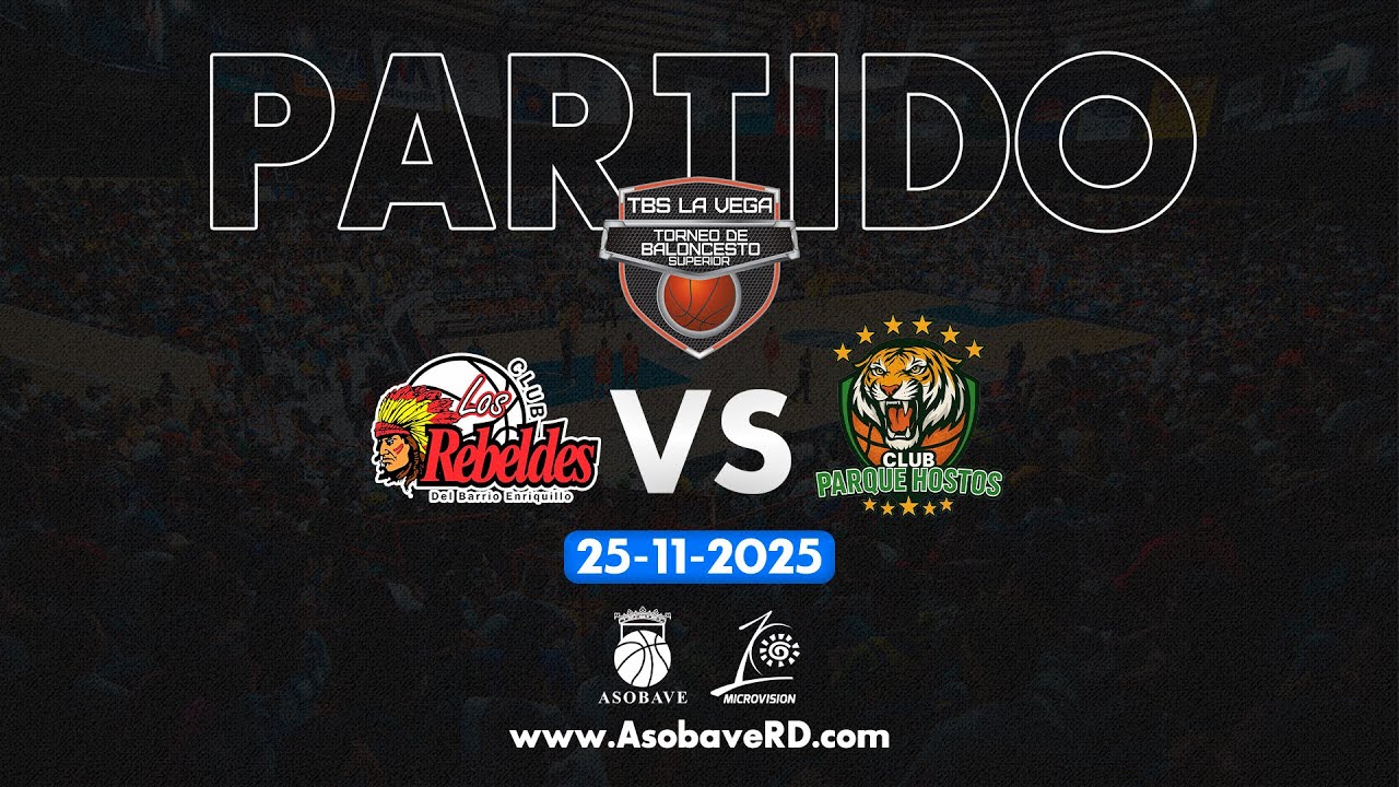 TBS LA VEGA: ENRIQUILLO VS PARQUE HOSTOS | 25-11-2025
