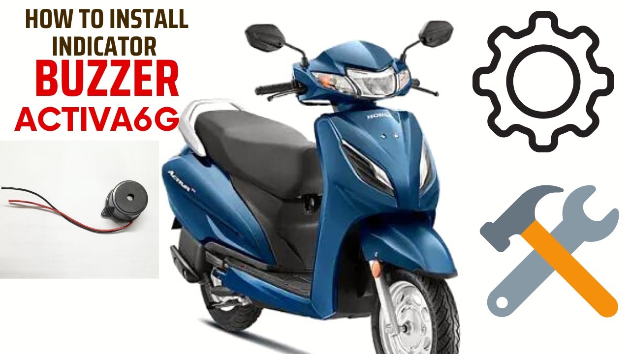 How To Install Indicator Buzzer Activa 6G #activa6g #indicators #buzzer