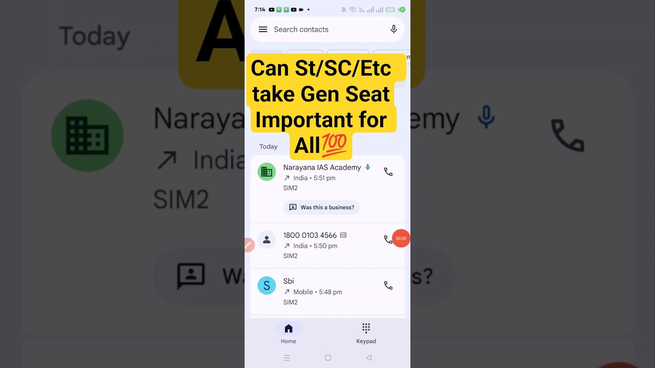 &ldquo;Can SC/ST/OBC/EWS take General (Unreserved) seats in all government jobs?&rdquo;