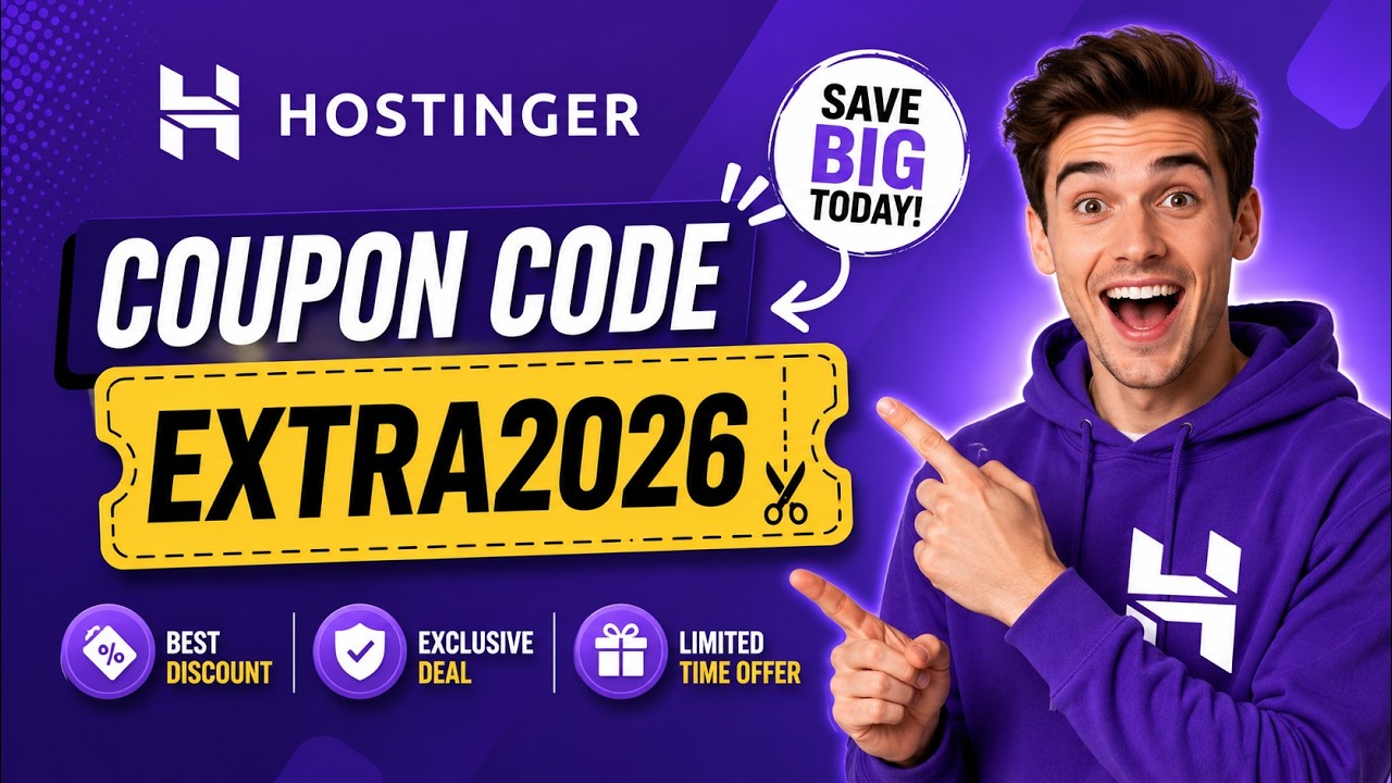 Hostinger Coupon Code 2026 🔥 Best Discount + Exclusive Deal (Save BIG Today!)