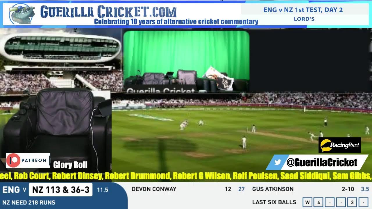 LIVE: England vs New Zealand 1st Test Day 2 | Alternative Cricket Commentary | Lord's