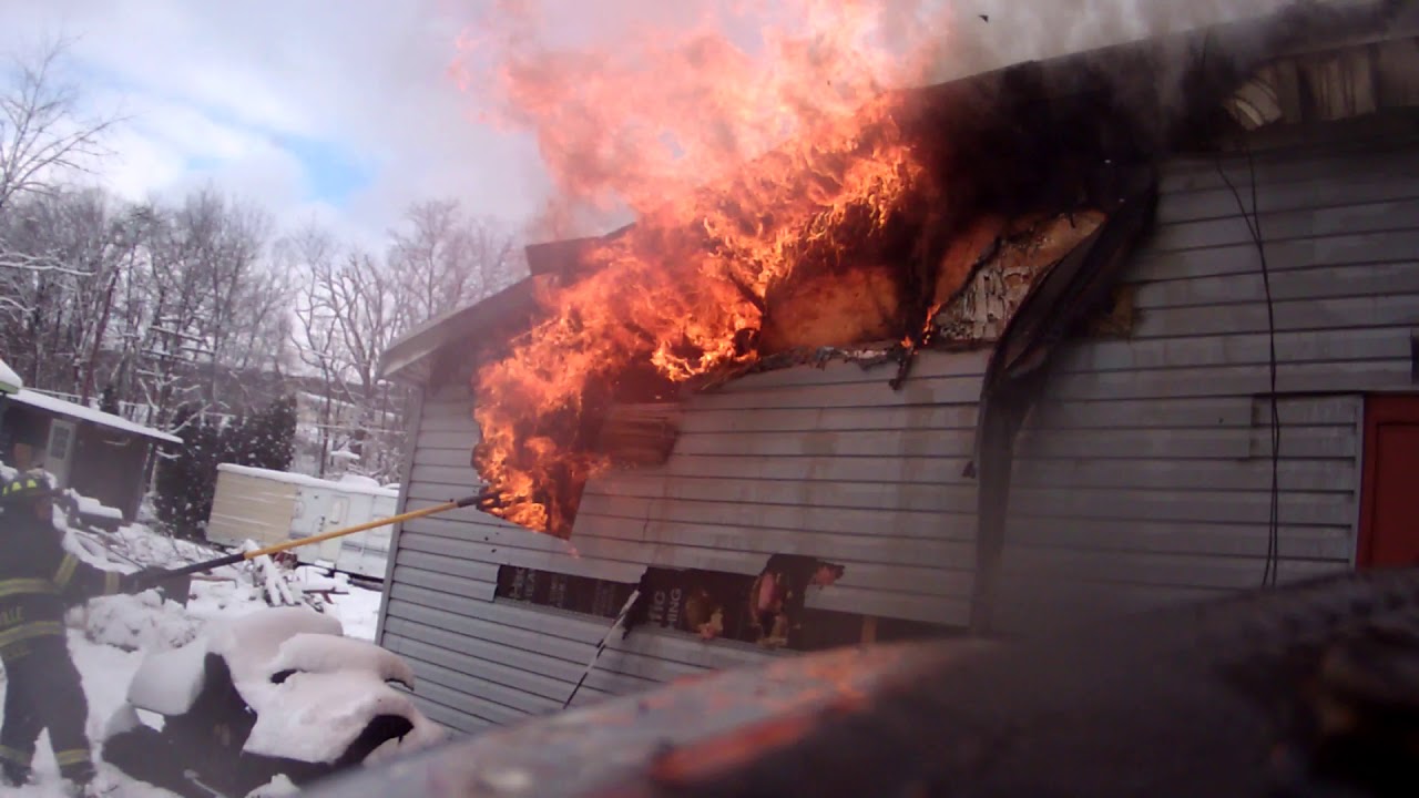 Working Structure Fire - Forestville, PA - Helmet Cam 3/4/19