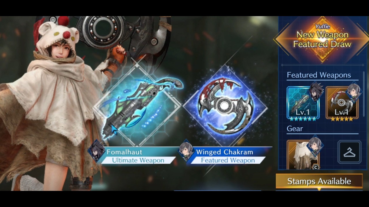 Final Fantasy 7 Ever Crisis: Yuffie Weapon and Skin Banner