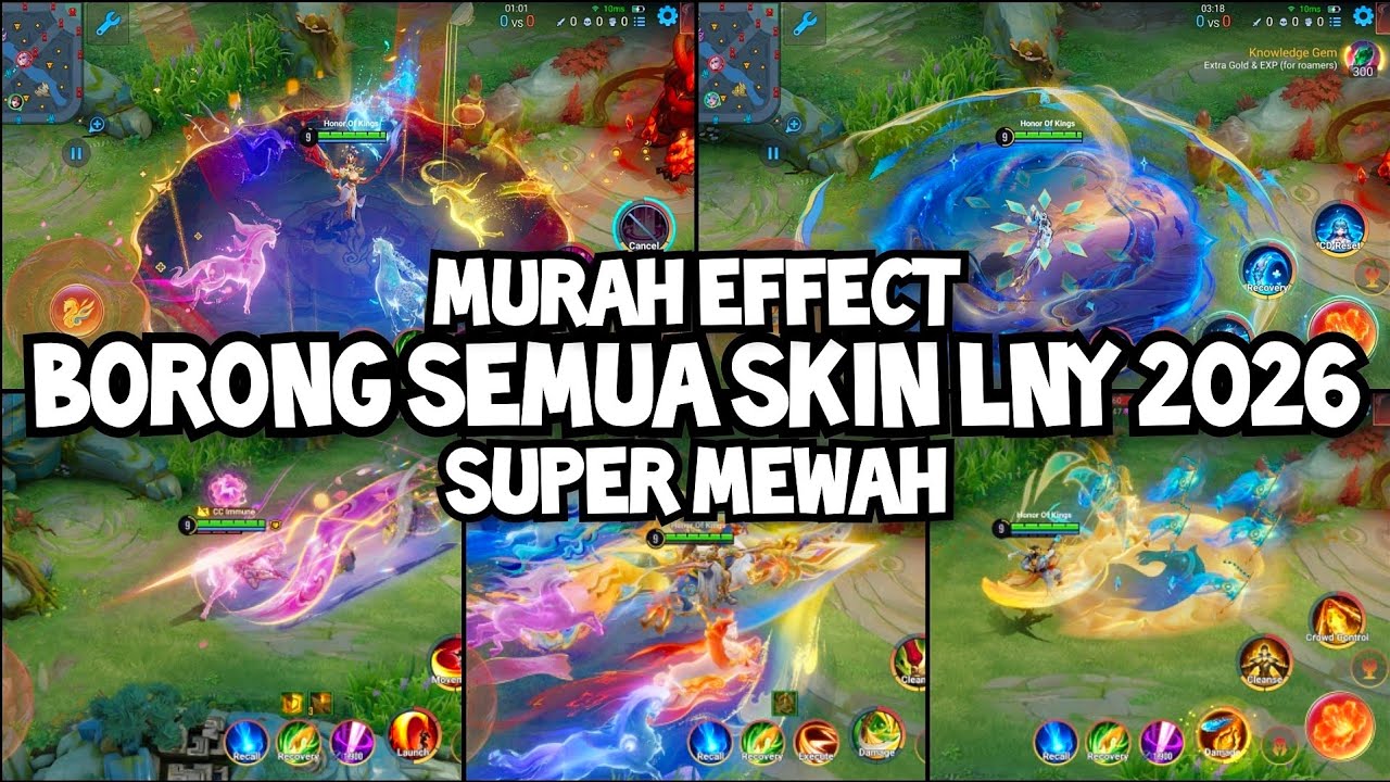 BORONG SEMUA SKIN LUNAR NEW YEAR HONOR OF KINGS | LNY 2026