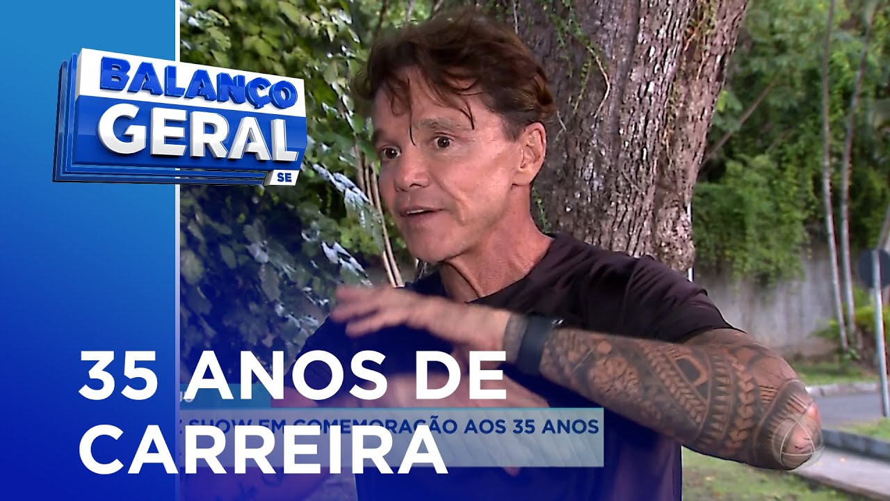 Netinho faz show em comemoração aos 35 anos de carreira - Balanço Geral Sábado