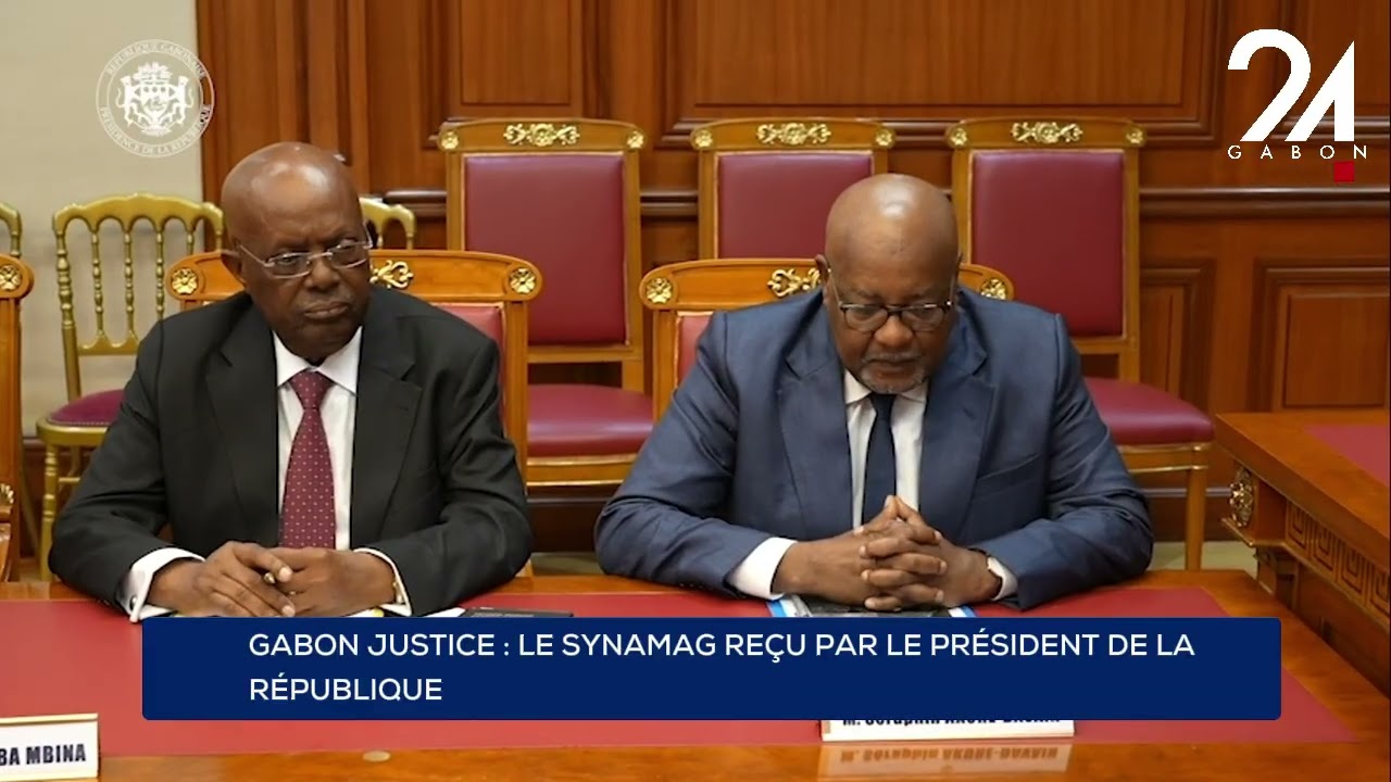 GABON JUSTICE : LE SYNAMAG RE&Ccedil;U PAR LE PR&Eacute;SIDENT DE LA R&Eacute;PUBLIQUE