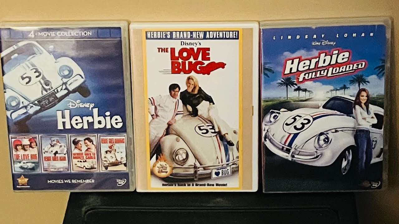 My Herbie The Love Bug DVD Movie Collection 🚙📀💨💨💨💨💨💨💨💨💨💨