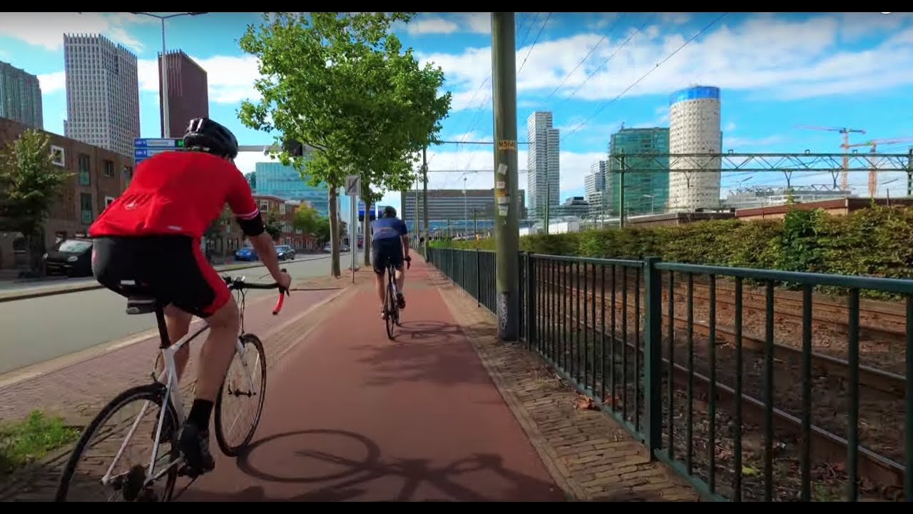 ⁴ᴷ⁶⁰ Afternoon Cycling in The Hague - Netherlands.